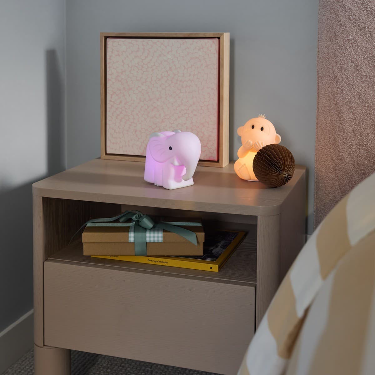 Teeny LED Rechargable Kids Lamp in Grey-img-4