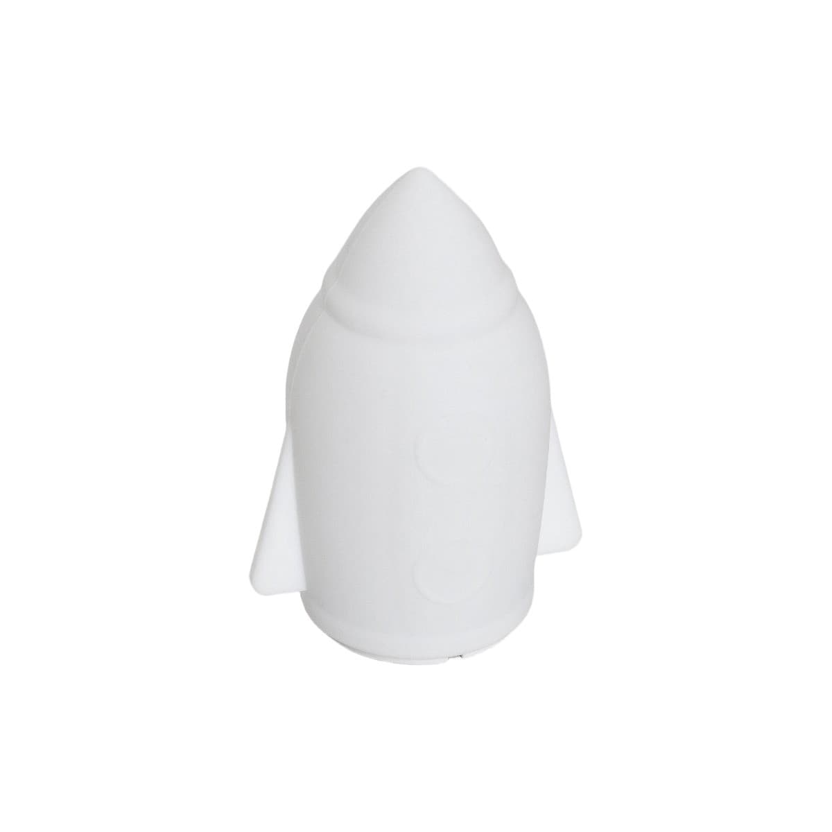 Teeny LED Rechargable Kids Rocket Night Light in White-img-1