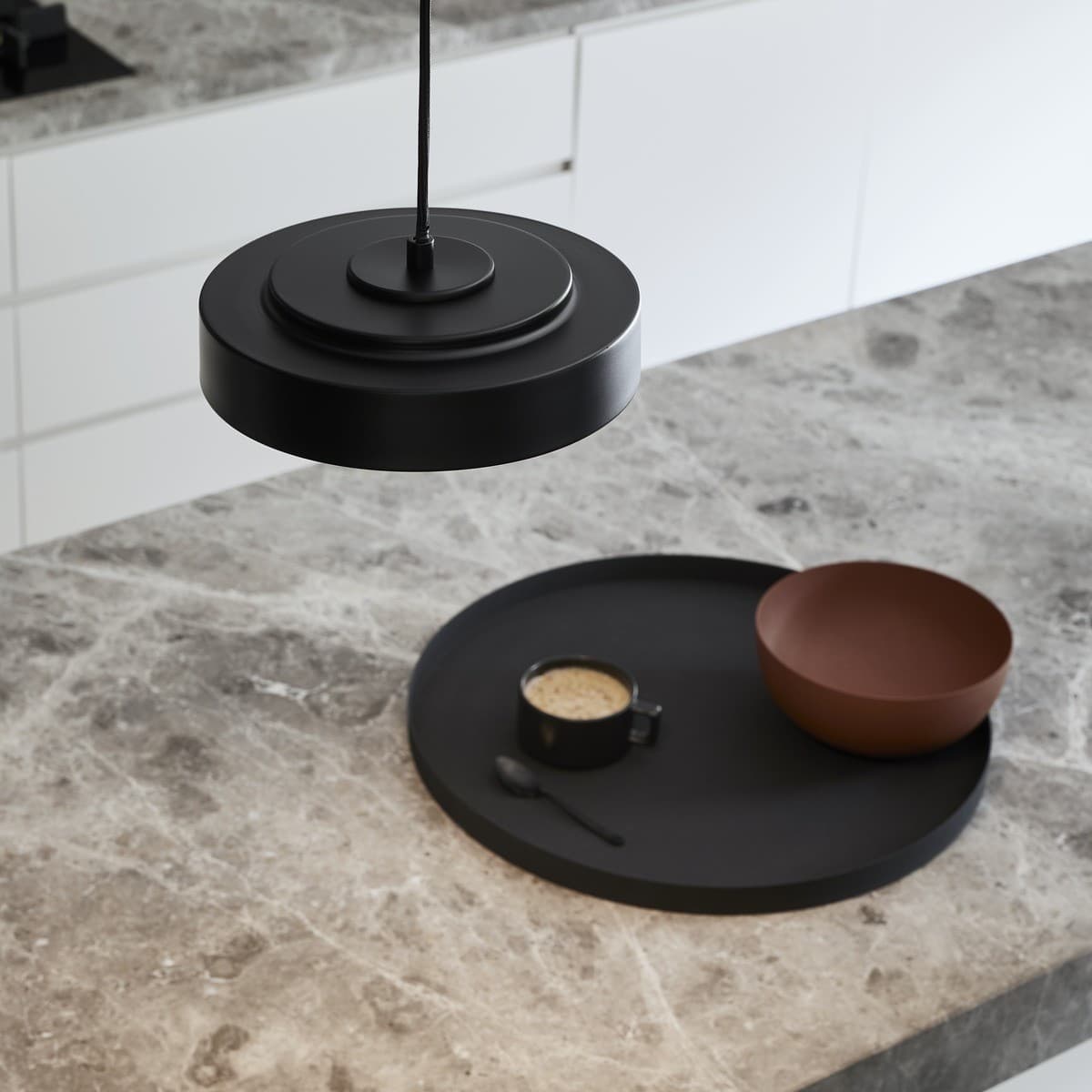 Uno 1 Light Pendant In Black-img-3