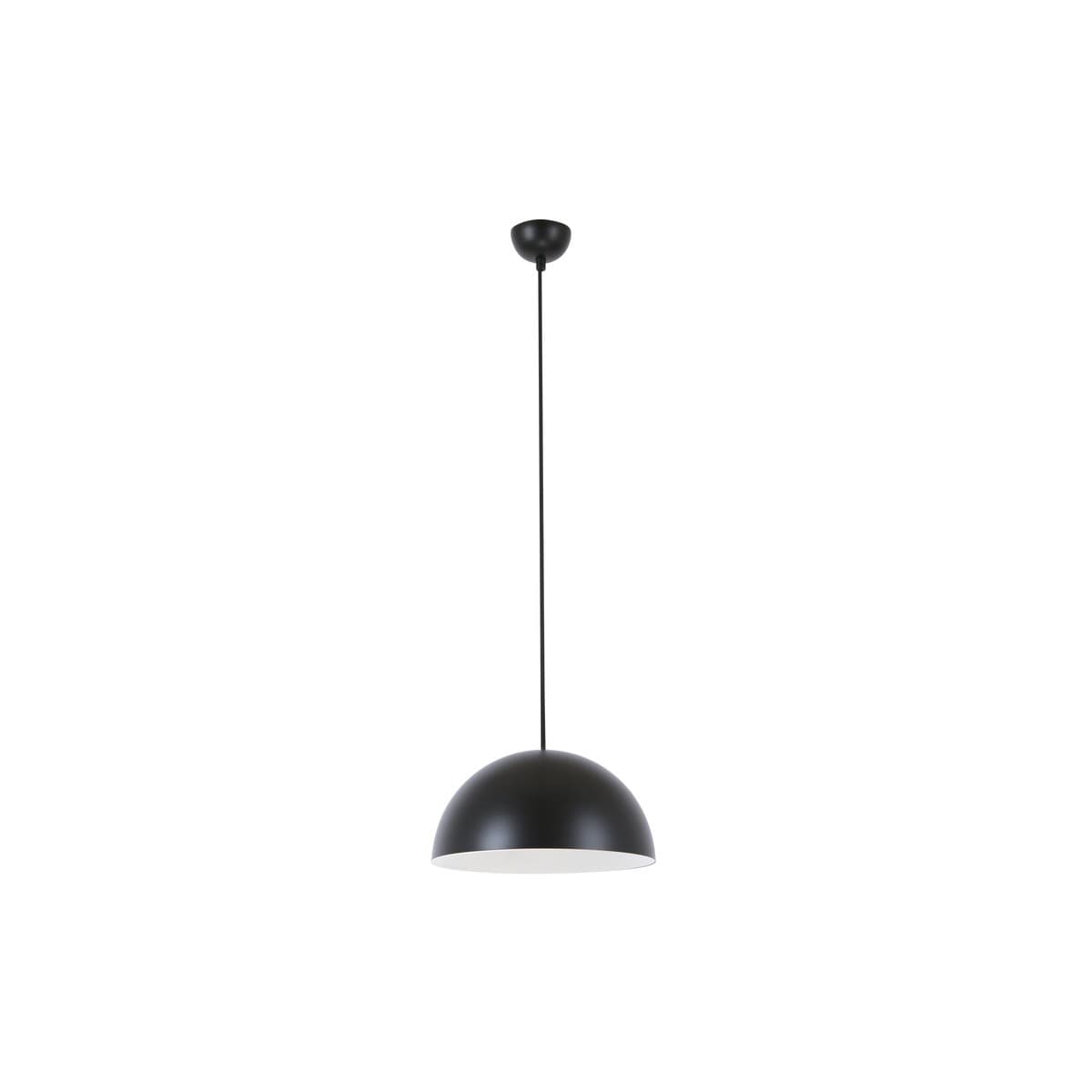 Domo 1 Light Large Pendant In Black-img-1