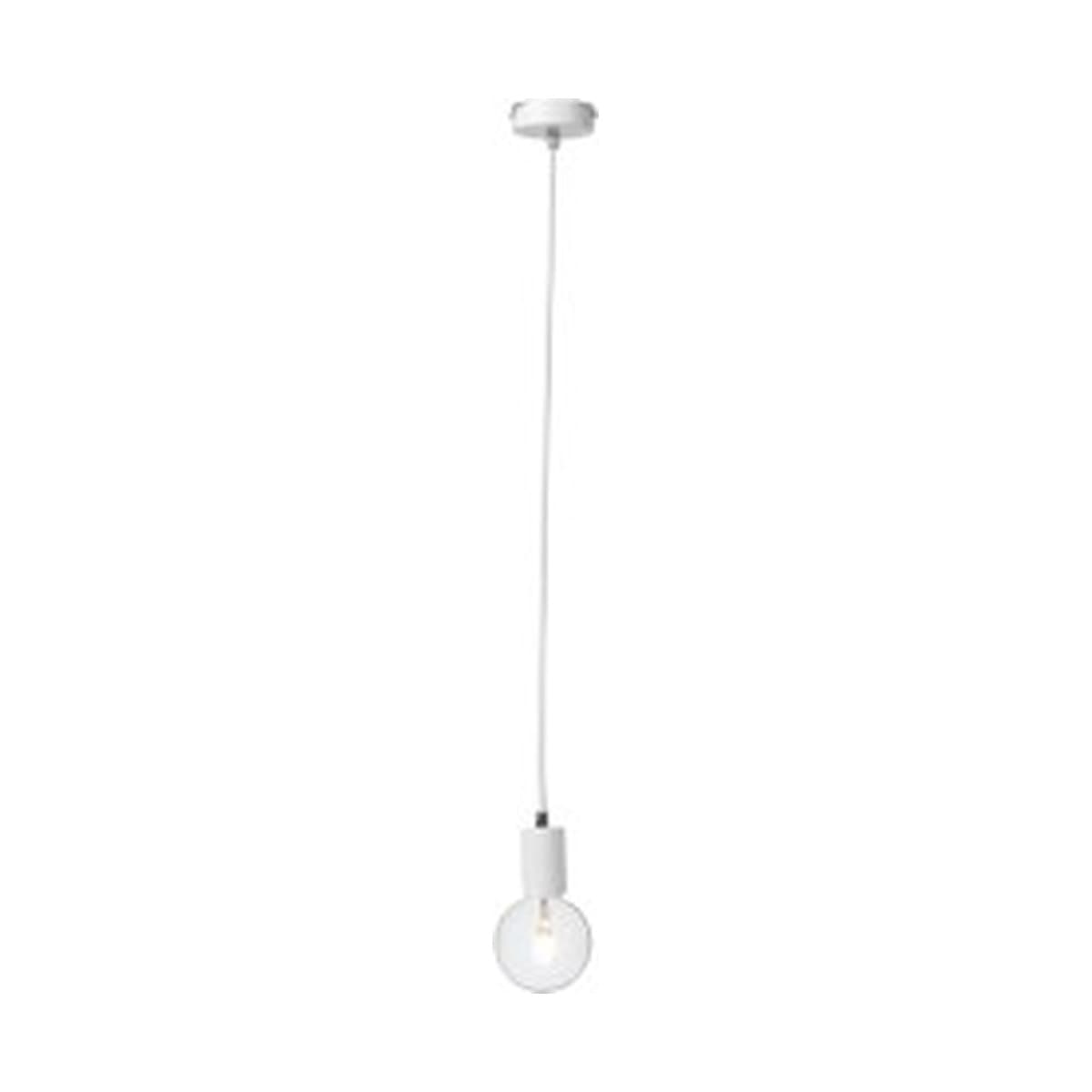 Create 1 Light Pendant in White