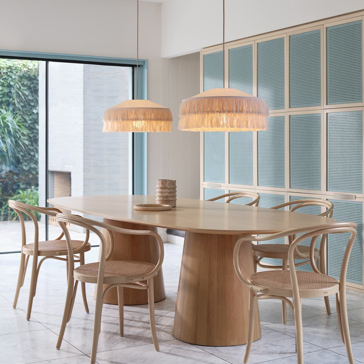 Create II 1 Light 1.5m Suspension Cord in Tan Hessian