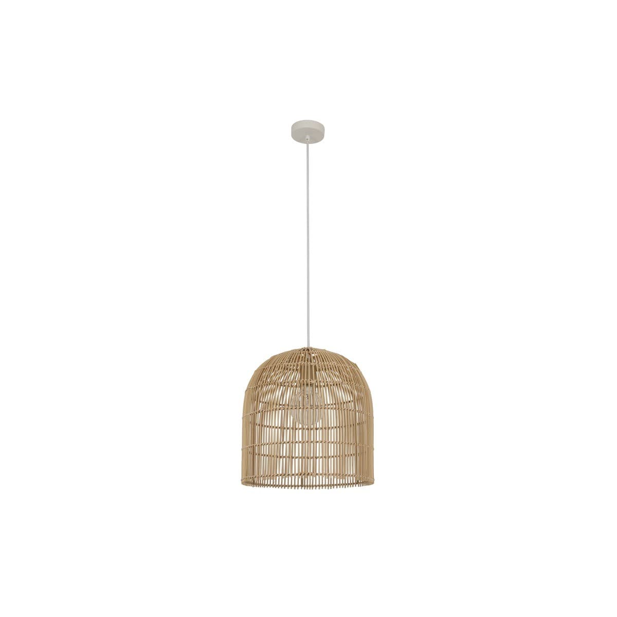 Herman 1 Light 350mm Tall Pendant in Natural-img-1