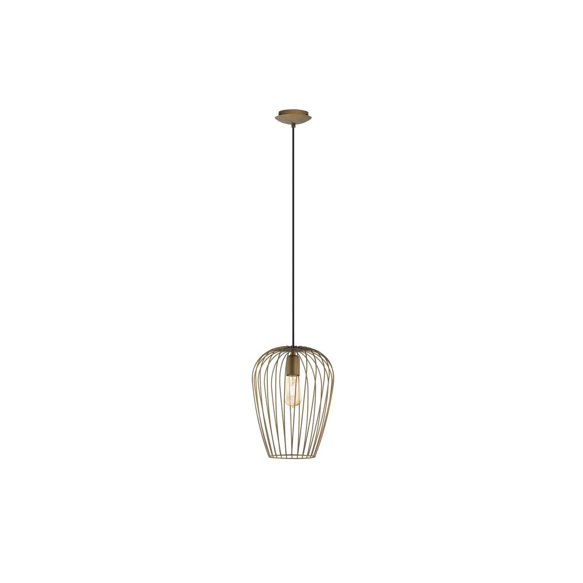 Callam 1 Light Medium Pendant in Bronze-img-1