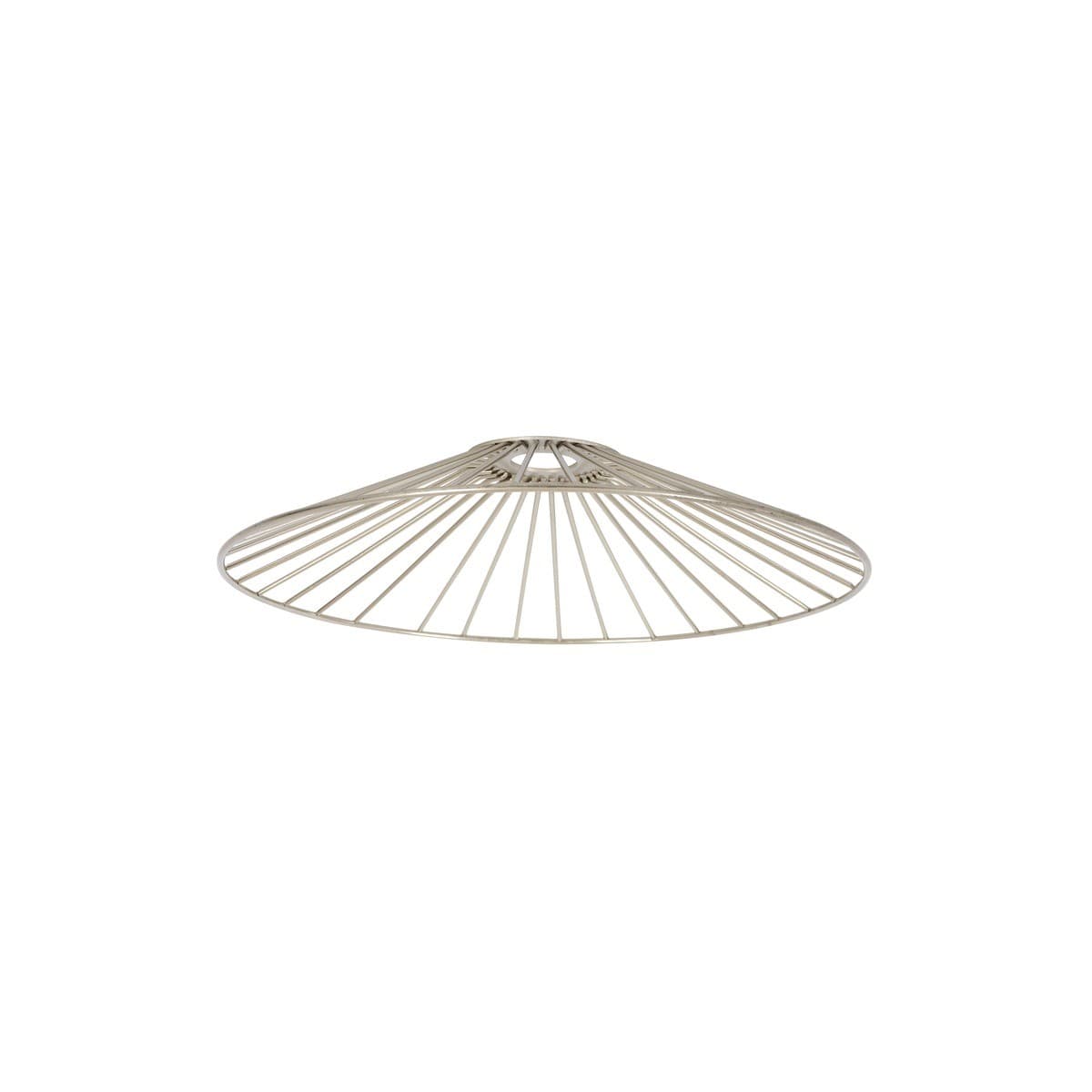 Lexicon Conical Cage Shade in Brushed Chrome-img-1