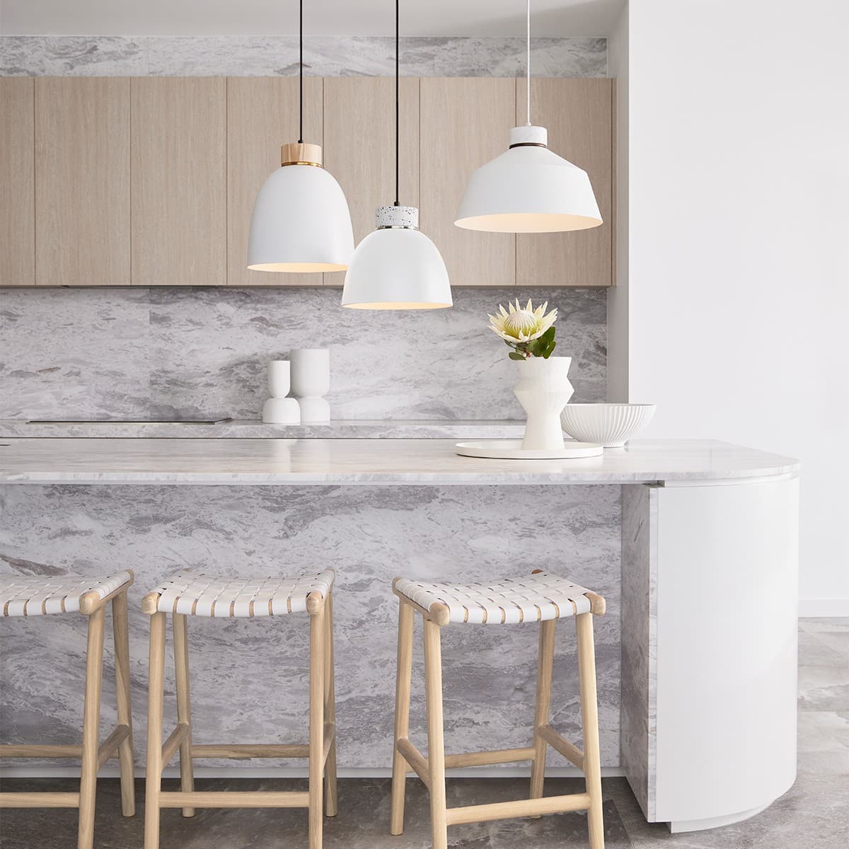 Lexicon 1 Light 2m Suspension in Terrazzo-img-3