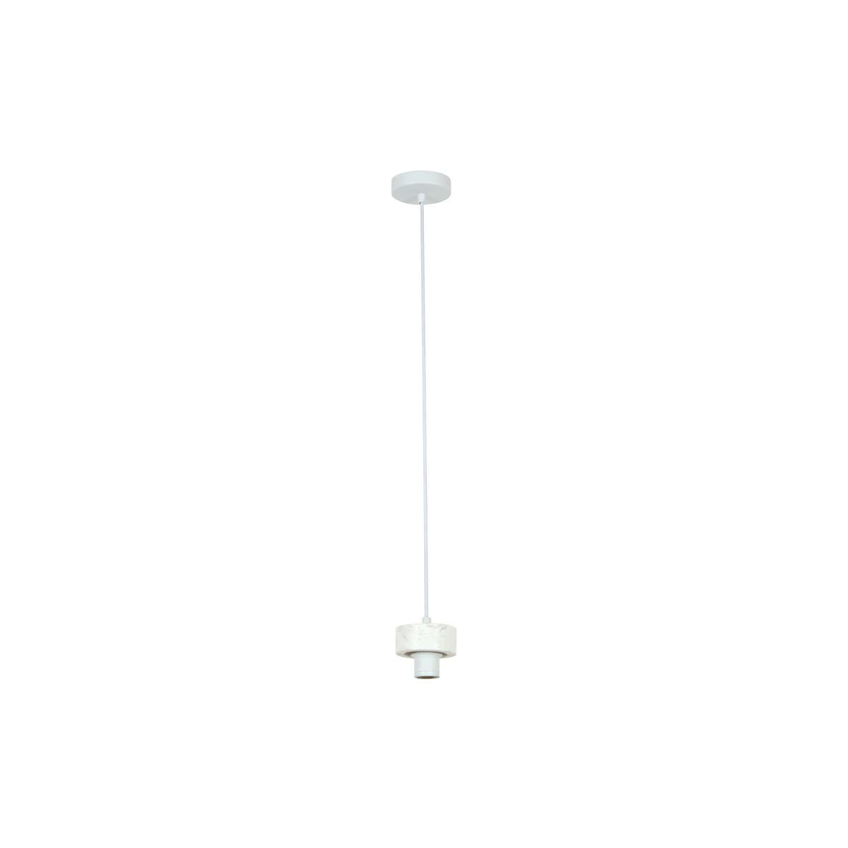 Lexicon 1 Light 2m Suspension in White Marble