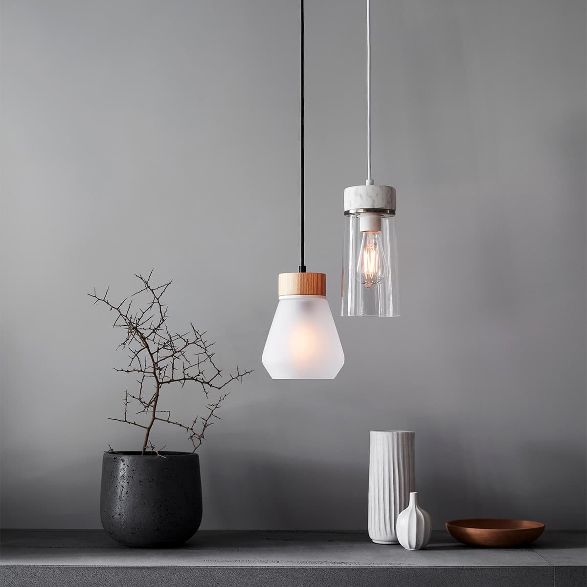 Lexicon Diamond Shade in Frosted Glass