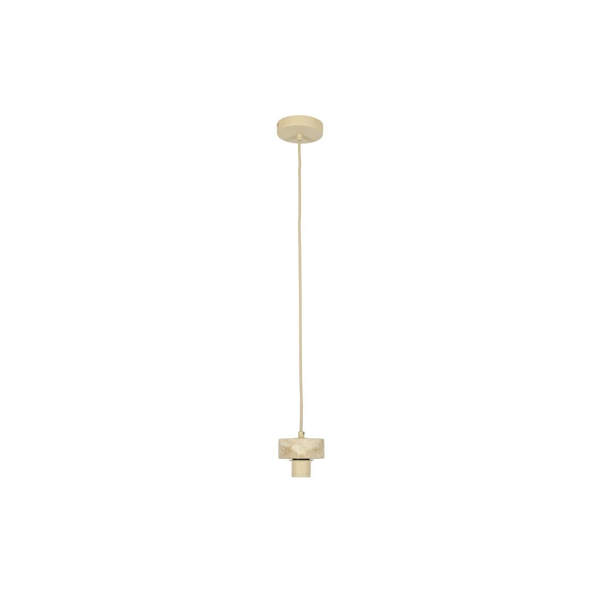 Lexicon 1 Light 2m Suspension in Travertine