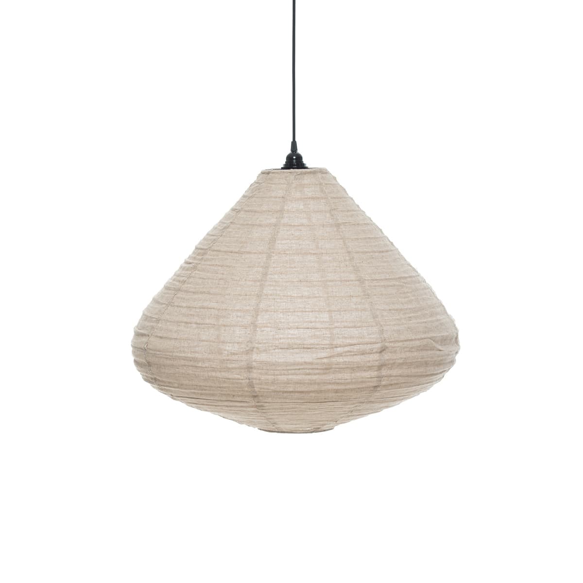 Tamarind Droplet Handcrafted Linen Shade Only in Natural