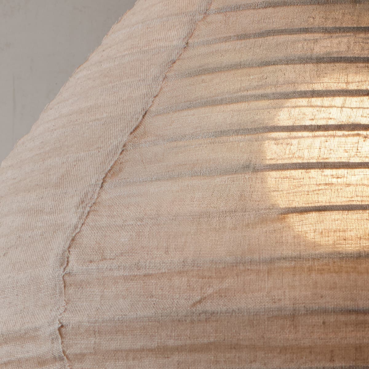 Tamarind Droplet Handcrafted Linen Shade Only in Natural
