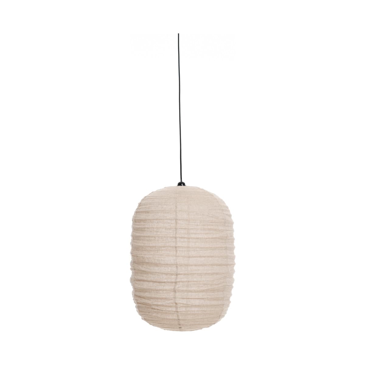Tamarind Capsule Handcrafted Linen Shade Only in Natural