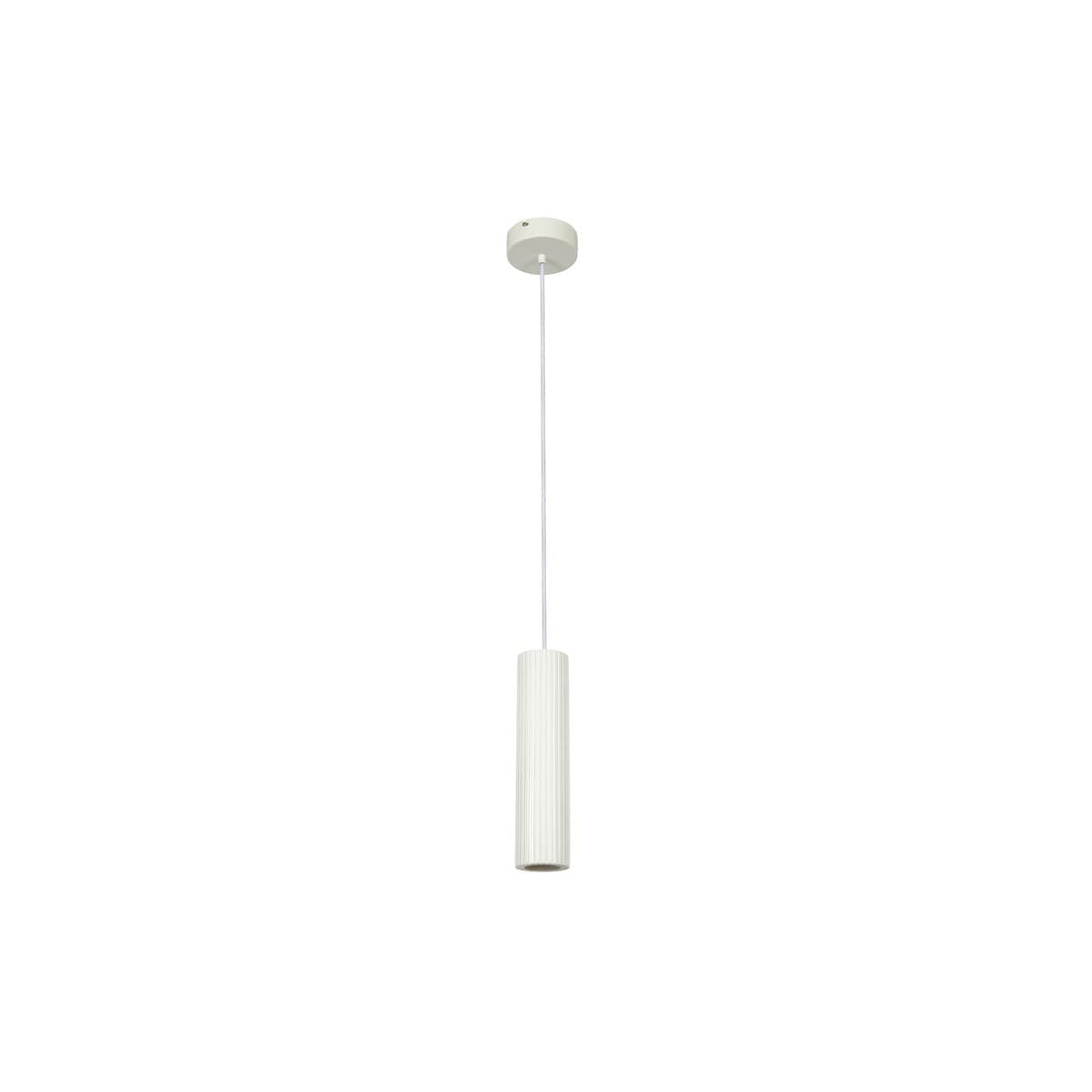 Cedar 1 Light Small Cylinder Pendant in White-img-1