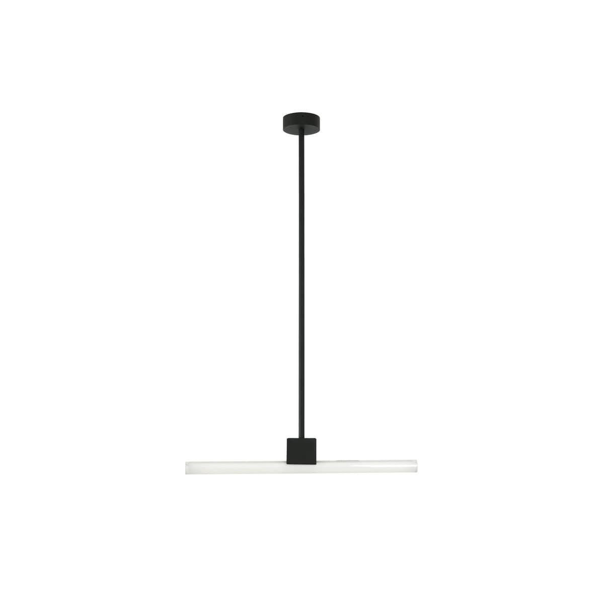 Preston 1 Light IP44 Pendant in Matte Black-img-1