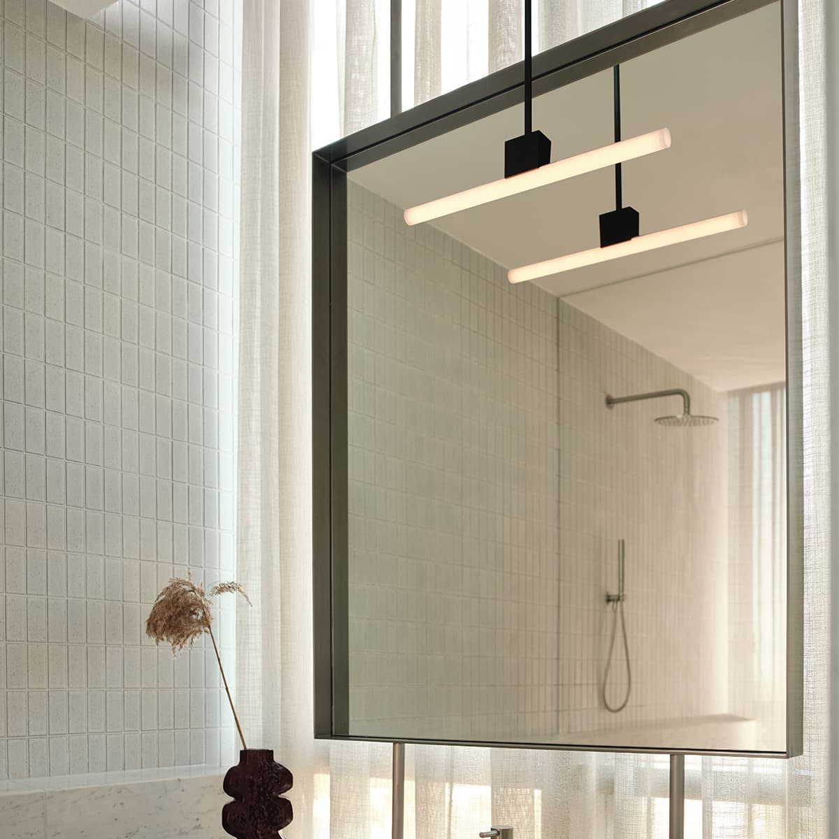 Preston 1 Light IP44 Pendant in Matte Black-img-3