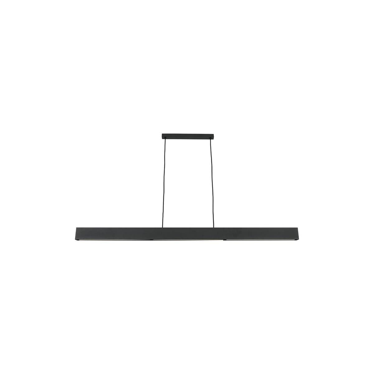 Palo 1.6m 3 Light S14d Linear Pendant in Matte Black-img-1