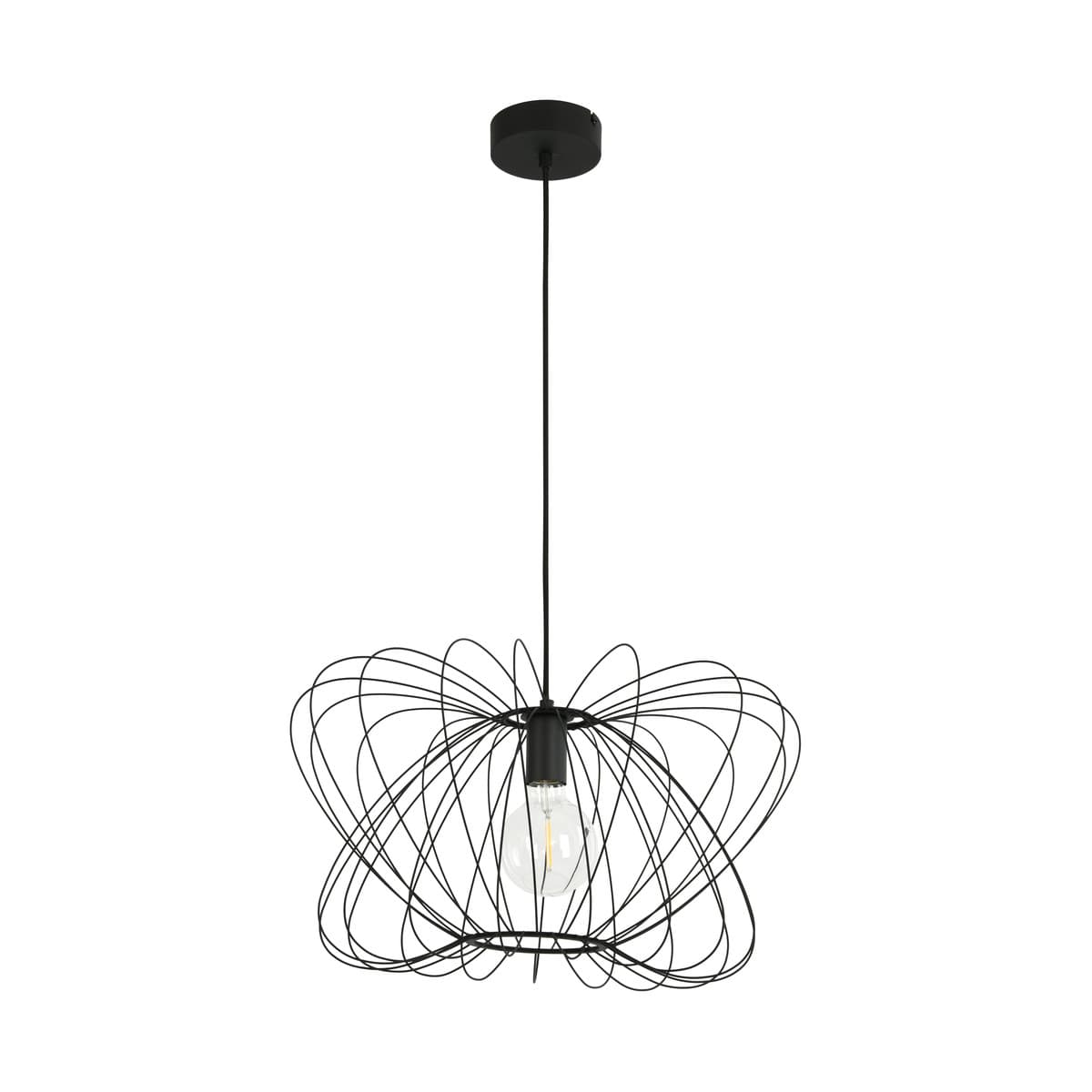 Trace Flair Pendant in Black-img-1