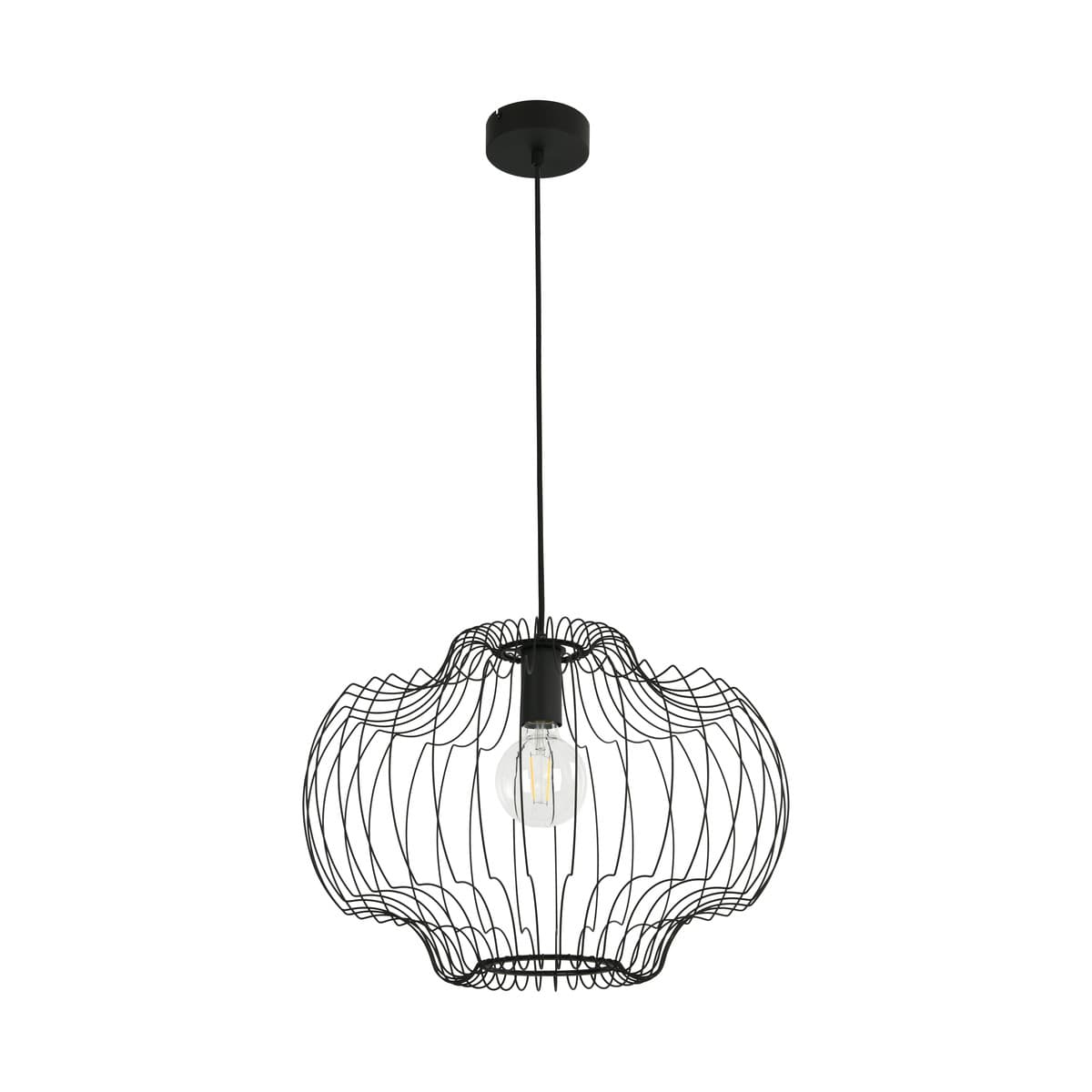 Trace Cloud Pendant in Black-img-1