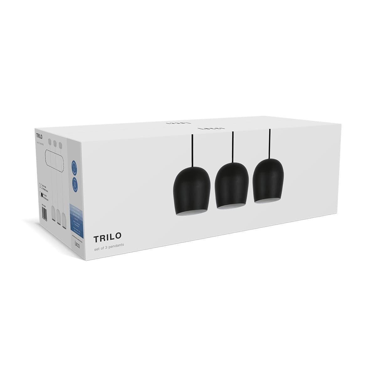 Trilo Pendant 3 Pack in White-img-2