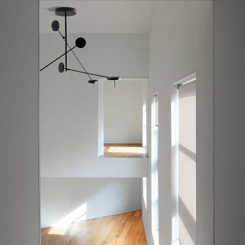 Rolla 3 Light Pendant in Matte Black