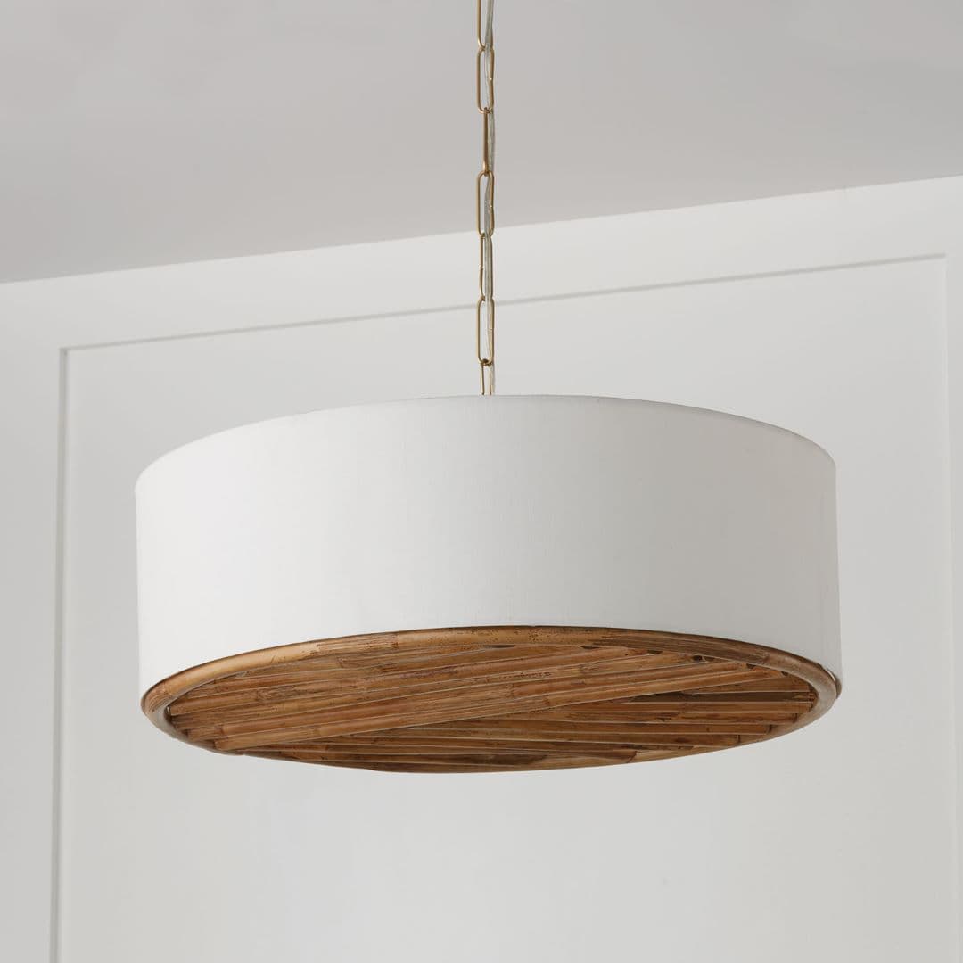 Daly 4 Light Pendant in Matte Brass