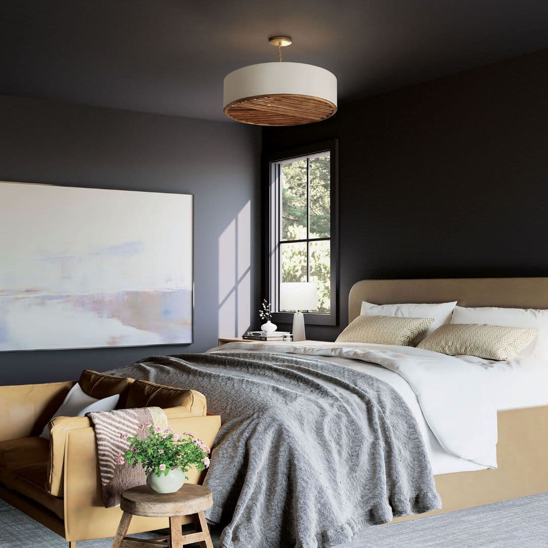 Daly 4 Light Pendant in Matte Brass