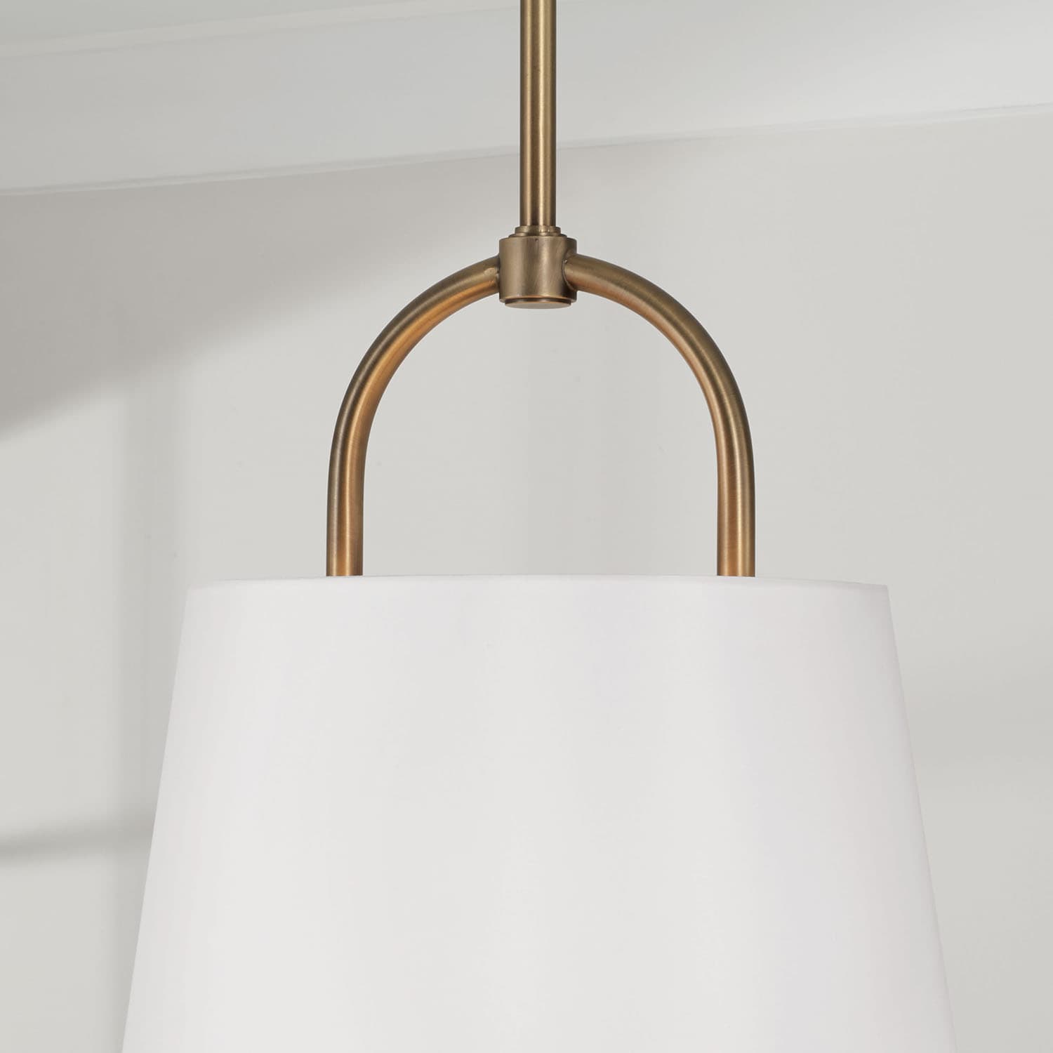 Winnie 1 Light Pendant - Large in Aged Brass