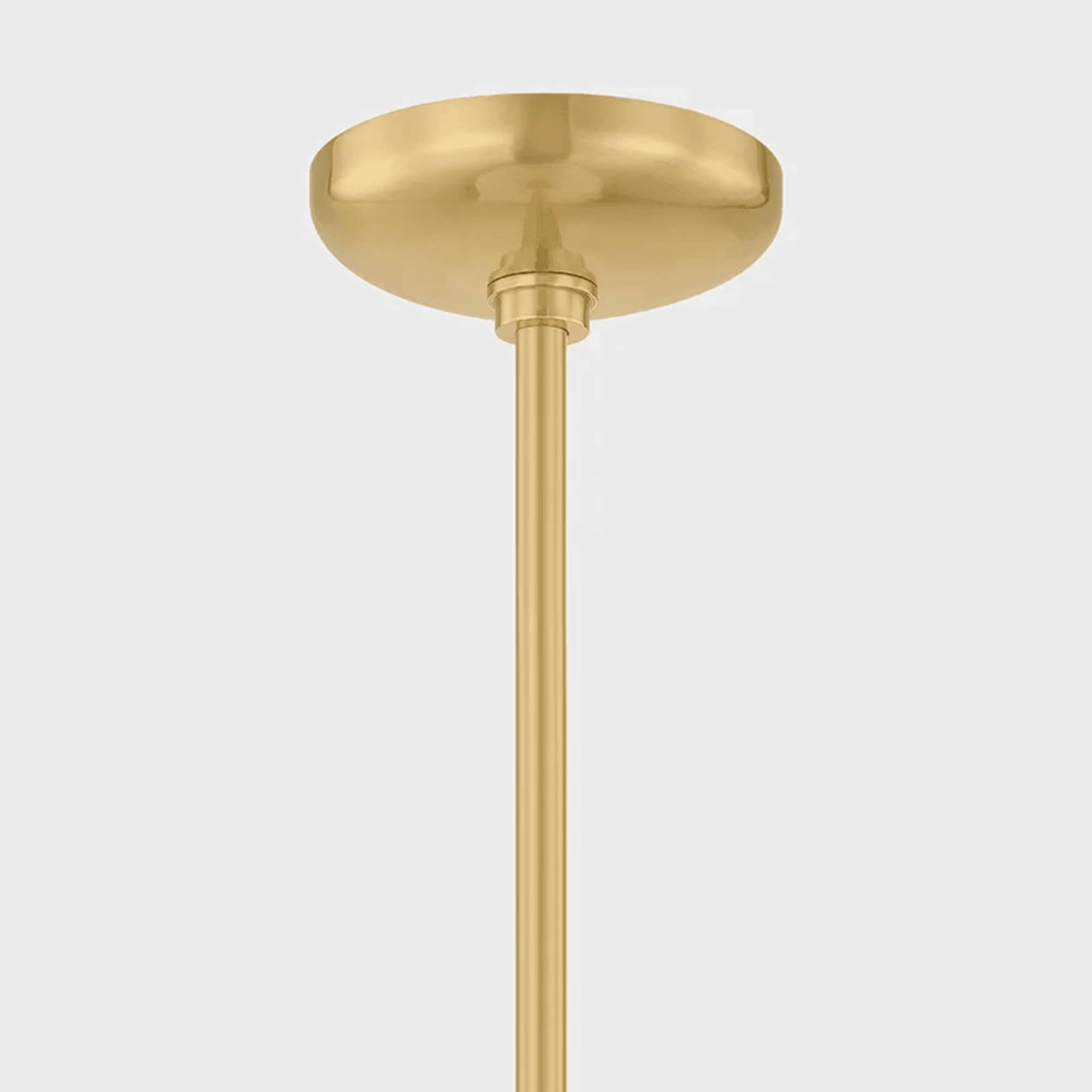 Farah 1 Light Pendant in Aged Brass