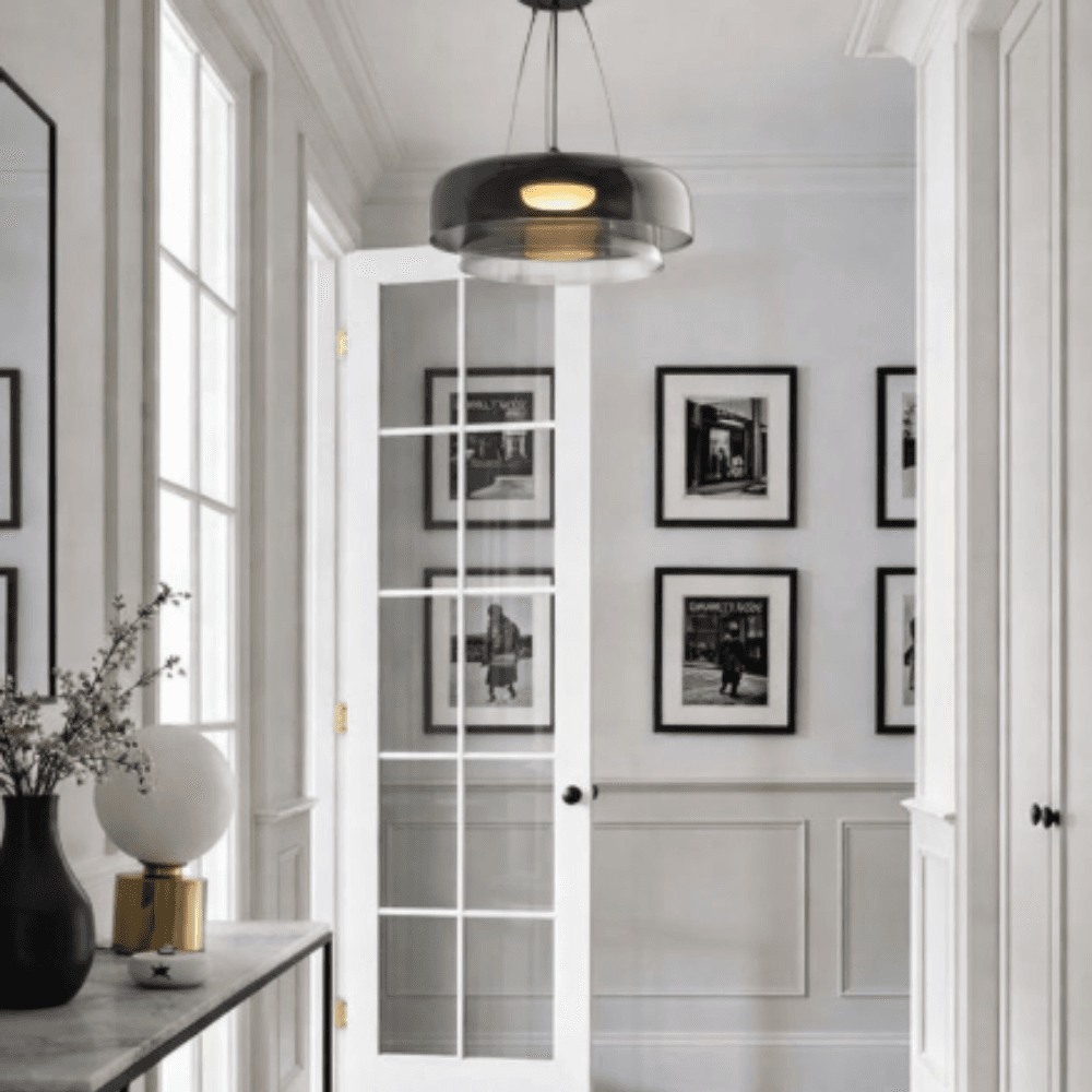 Lark 3 Shade Pendant - 42 cm in Fume