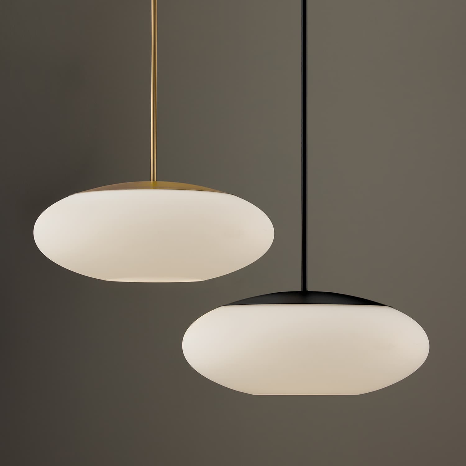 Luca 1 Light Pendant in Aged Brass
