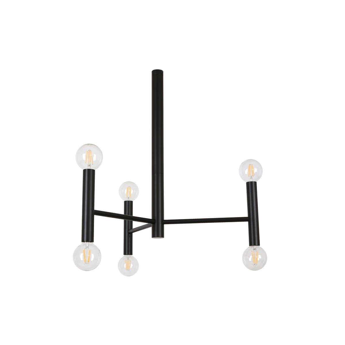 Parker 6 Light Pendant in Black-img-1