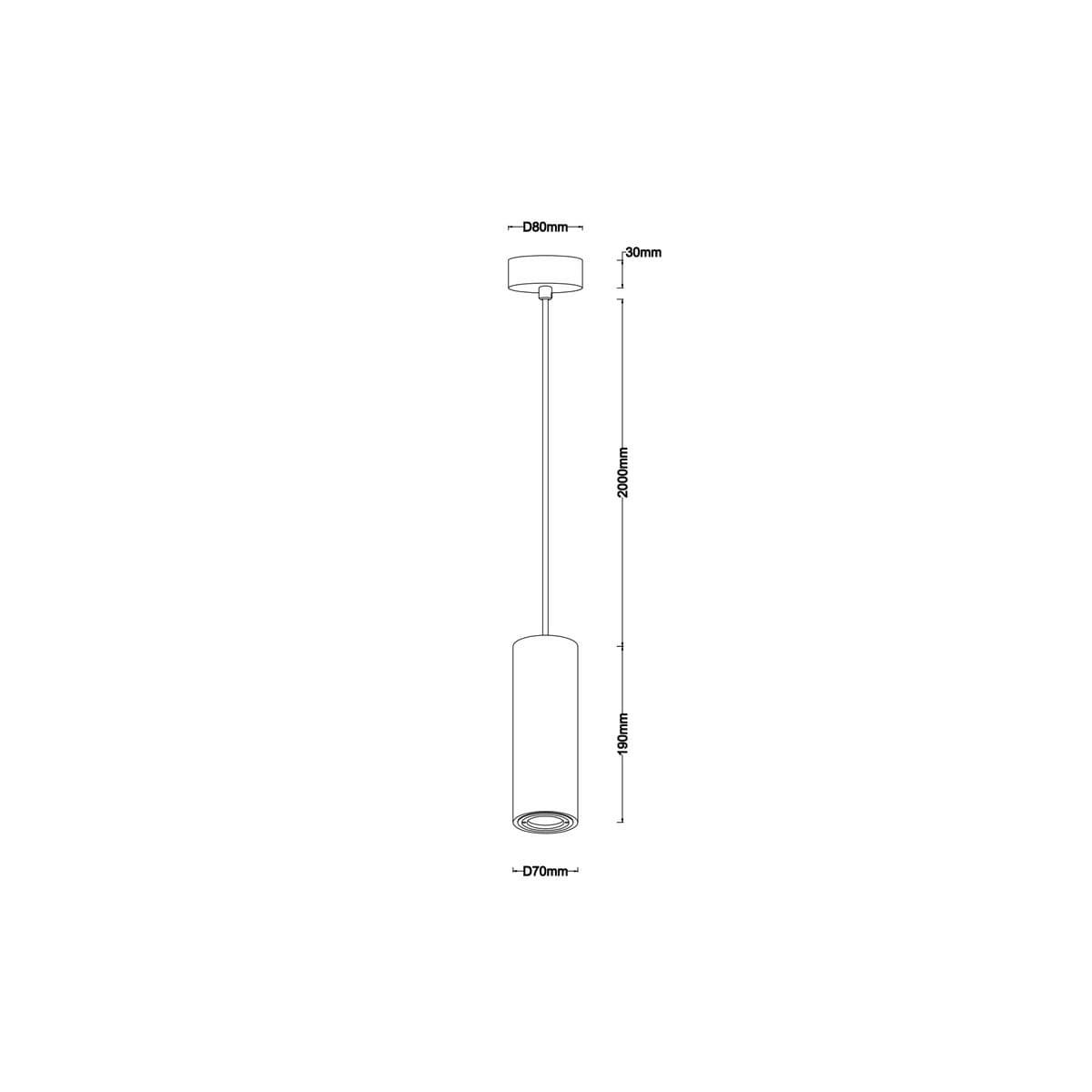 Traviato 1 Light Cylinder Pendant in Travertine with Bronze Details-img-2