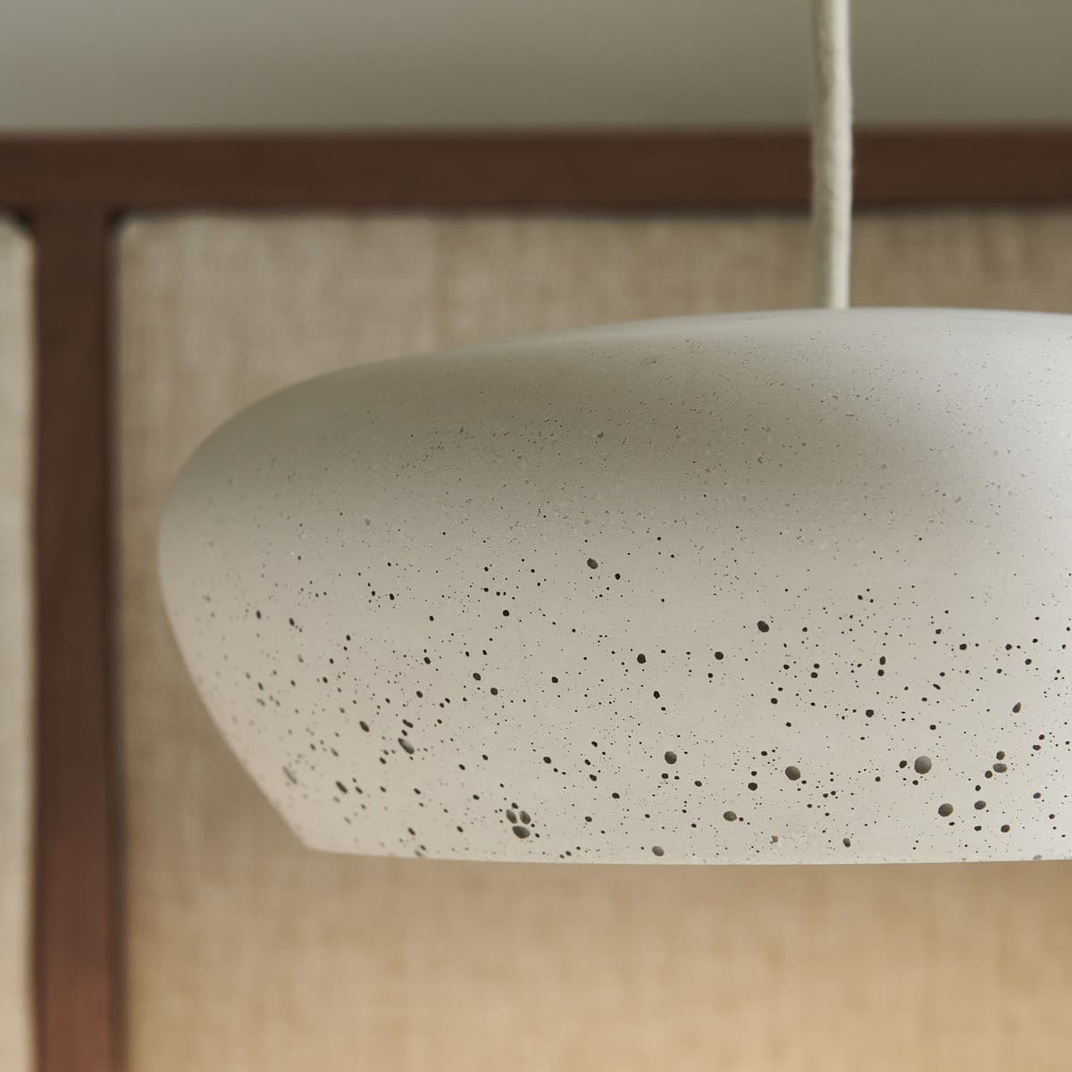 Fjord 1 Light Squat Pendant in Stone Concrete-img-6