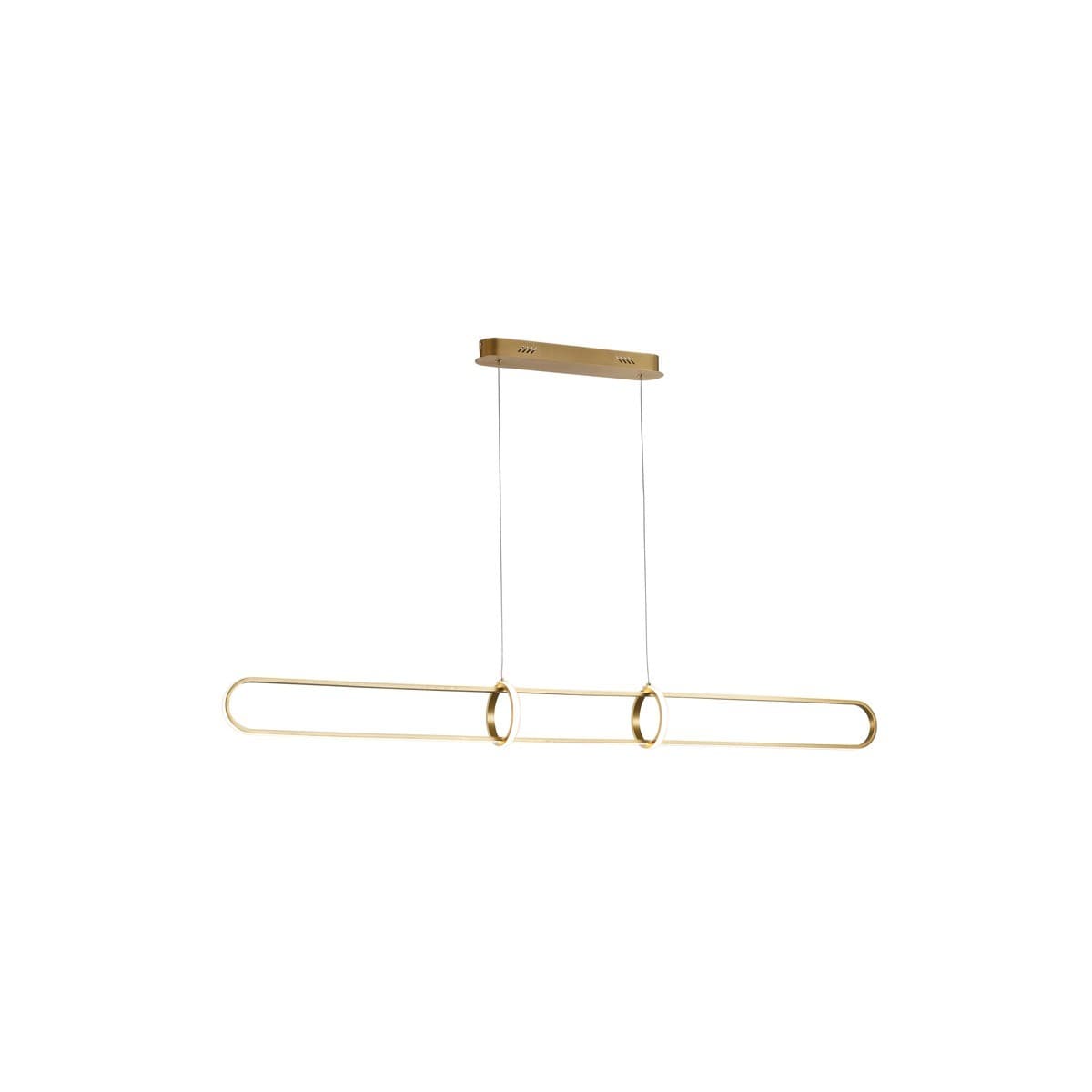 Avenue 1.5m LED Colour-Switching Bar Pendant in Brass-img-1