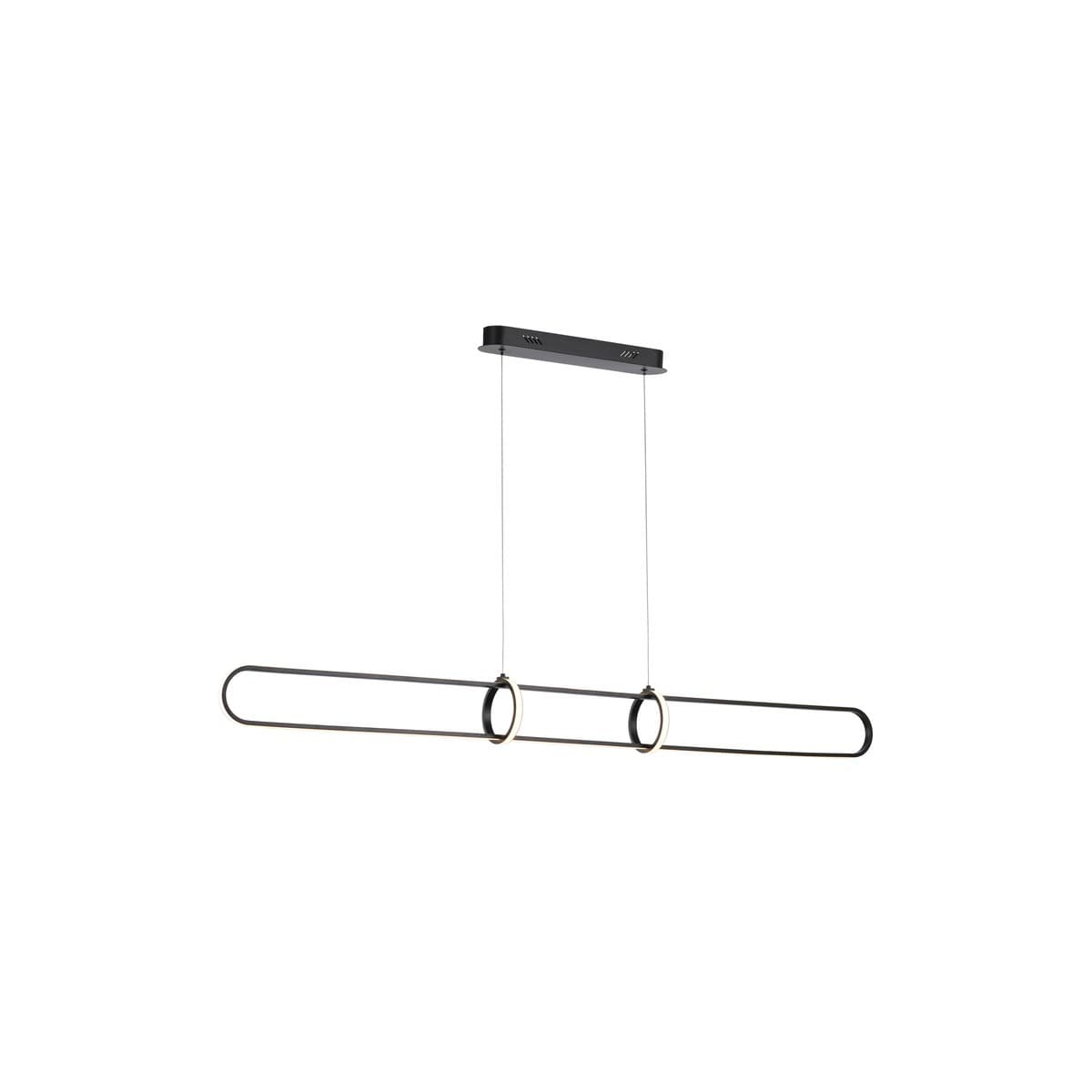 Avenue 1.5m LED Colour-Switching Bar Pendant in Black-img-1