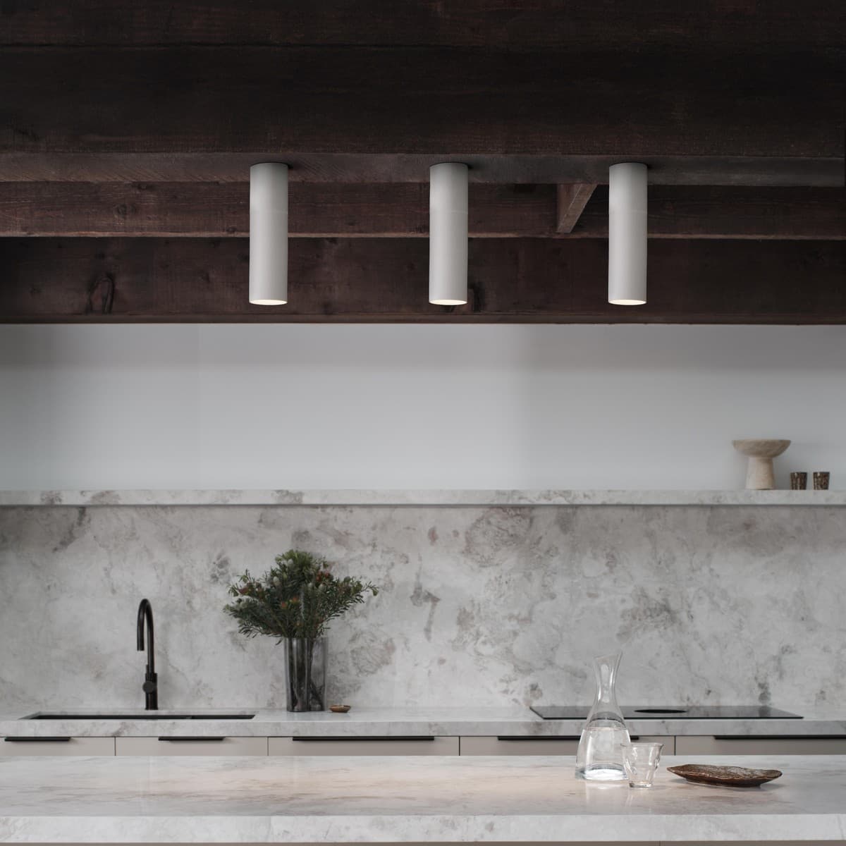 Ison LED Rise and Fall Pendant in White-img-3