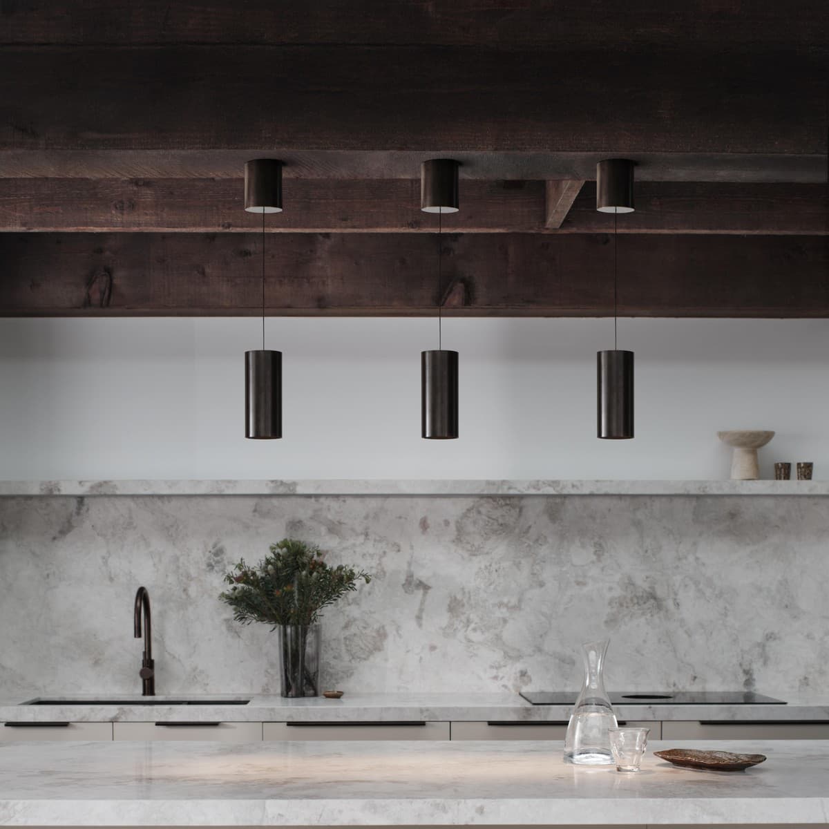 Ison LED Rise and Fall Pendant in Bronze-img-4