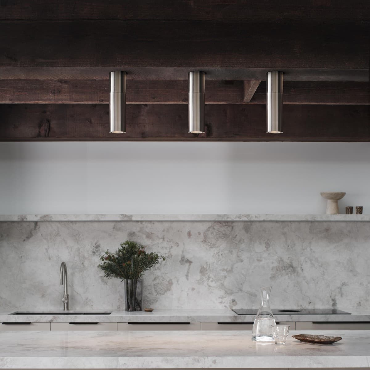 Ison LED Rise and Fall Pendant in Brushed Chrome-img-3
