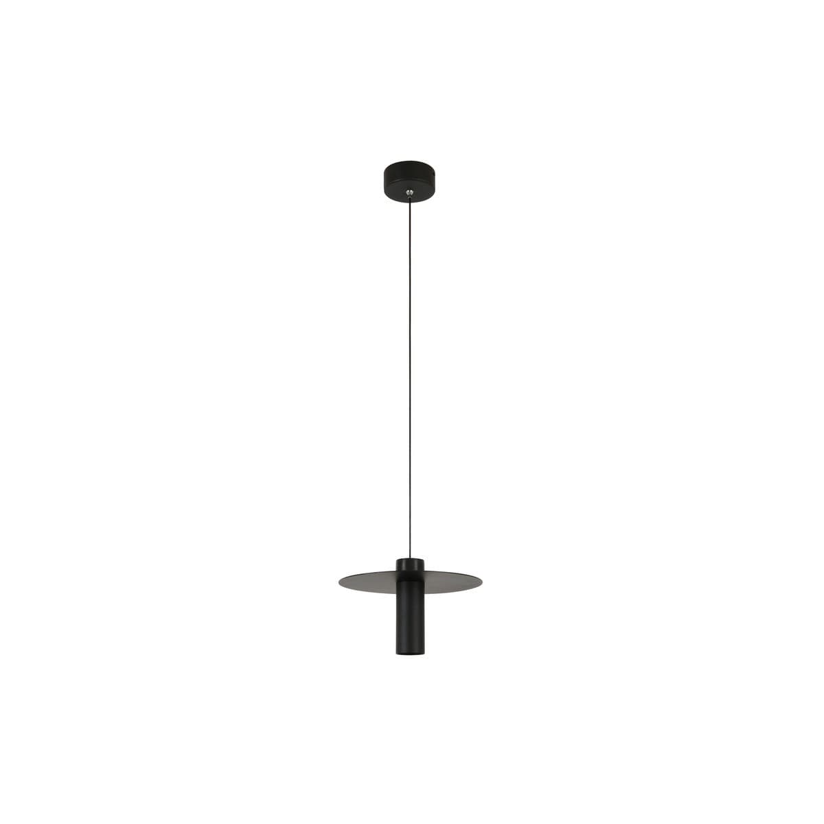 MFL Abel 1 Light LED Colour-Shifting Pendant in Black-img-1