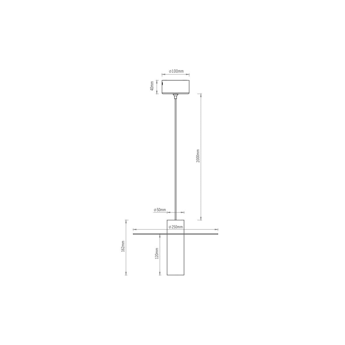 MFL Abel 1 Light LED Colour-Shifting Pendant in Black-img-2