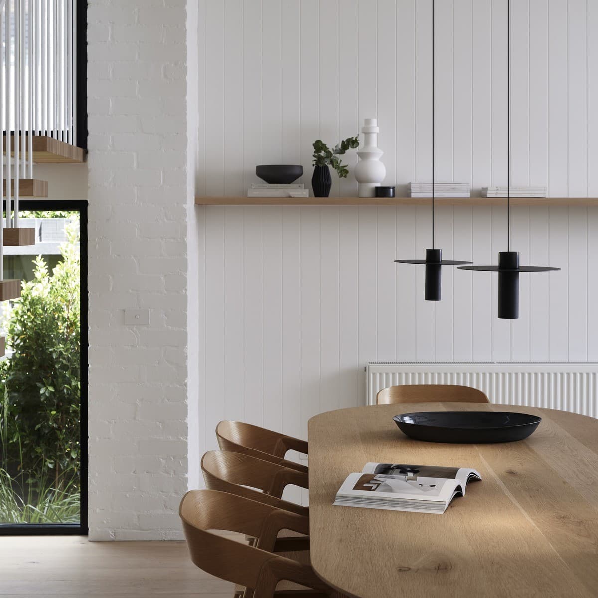 MFL Abel 1 Light LED Colour-Shifting Pendant in Black-img-4