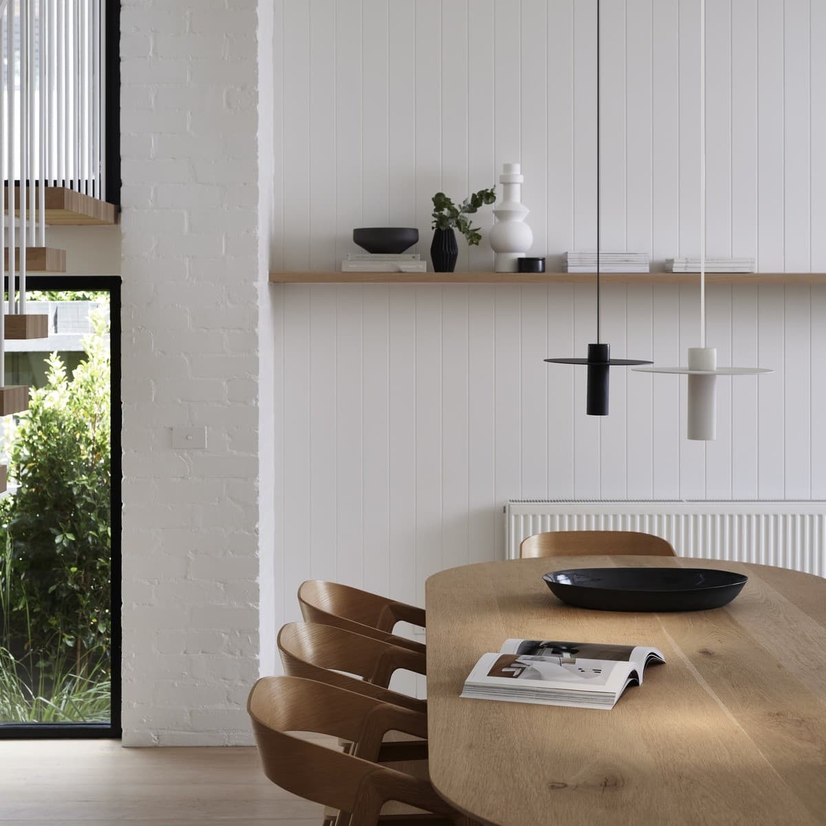 MFL Abel 1 Light LED Colour-Shifting Pendant in White-img-3