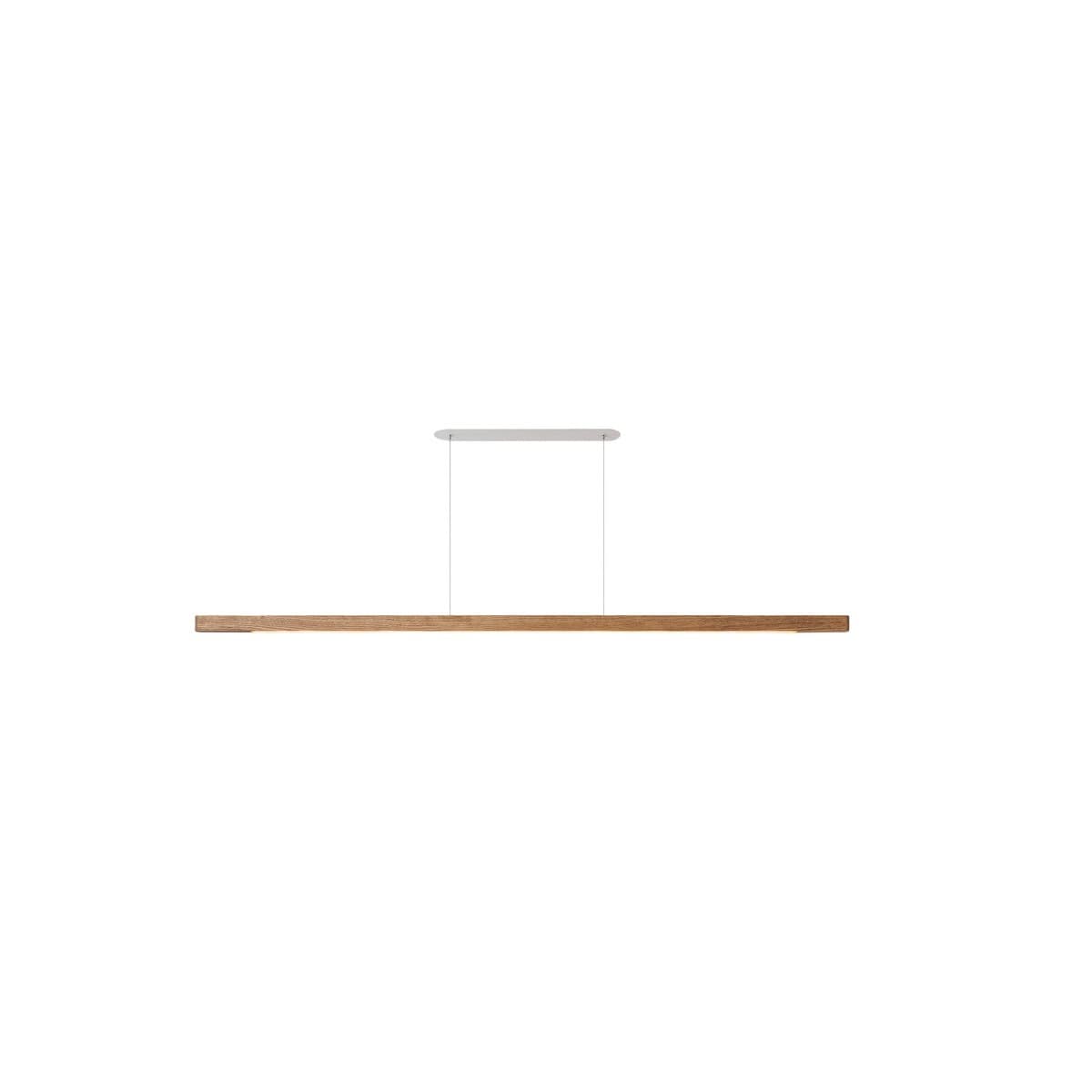MFL Alpine 1.8m LED Pendant in Oak Stain-img-1