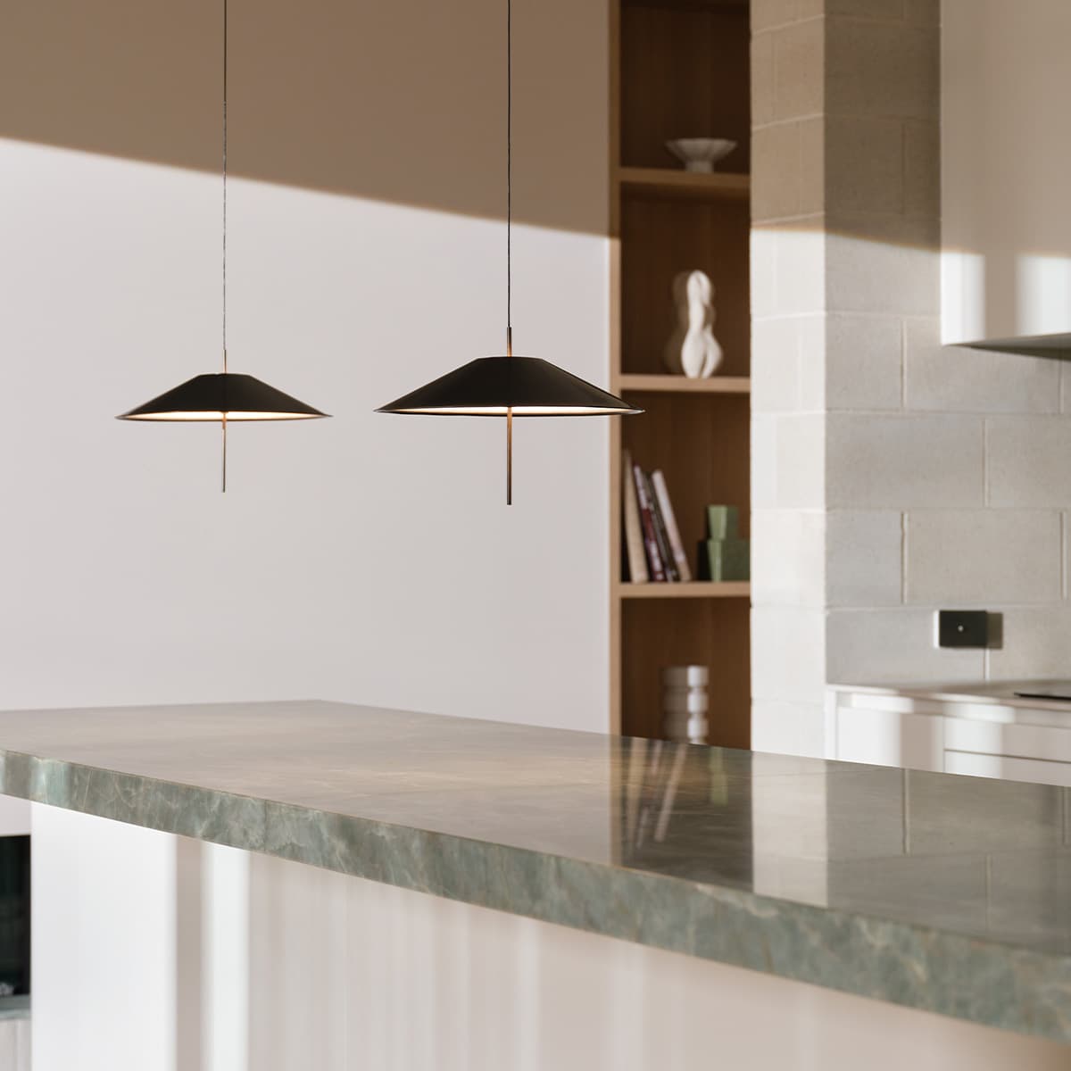 MFL Solstice 350mm LED Rise and Fall Pendant in Bronze-img-2