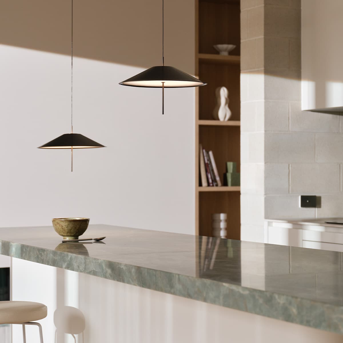 MFL Solstice 350mm LED Rise and Fall Pendant in Bronze-img-3