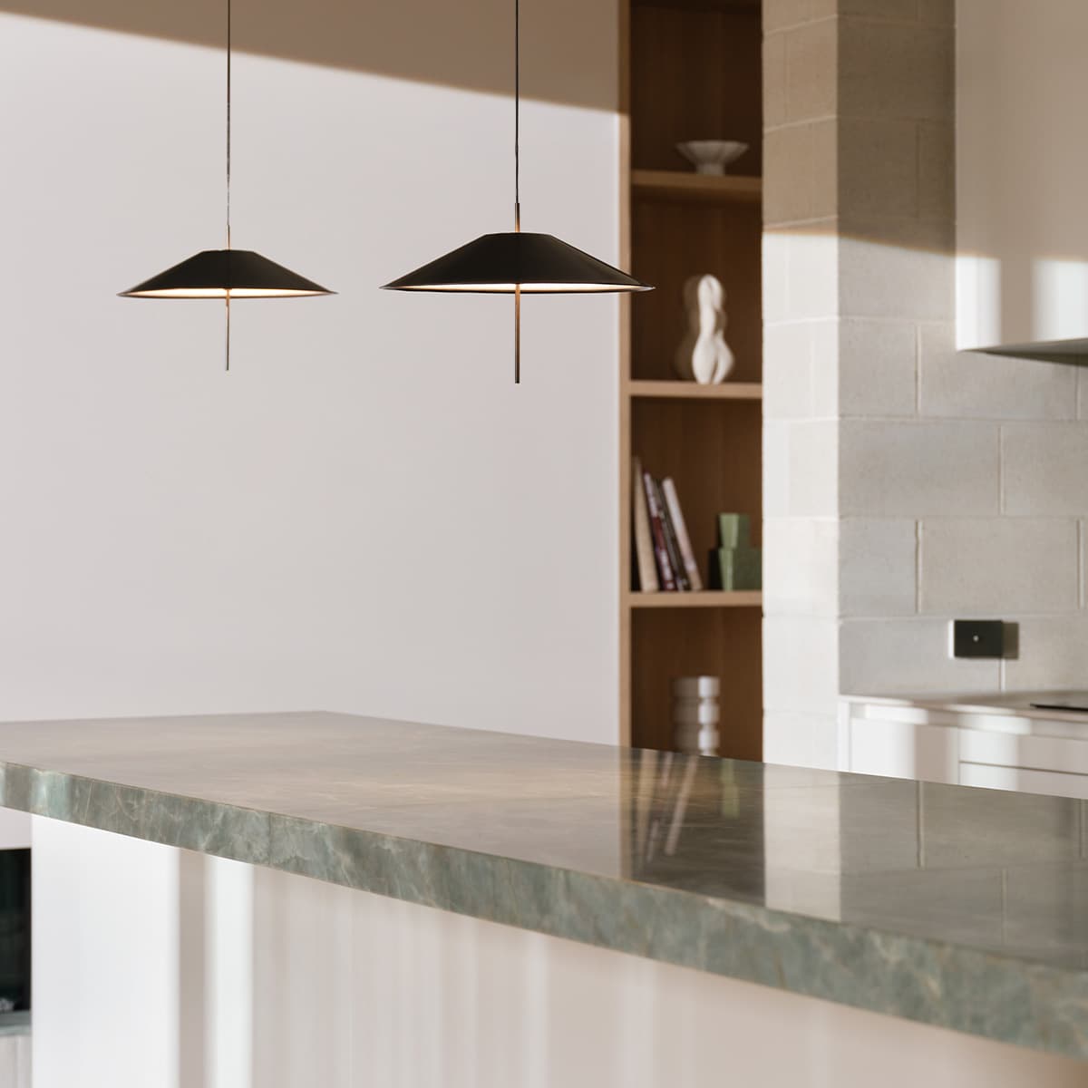MFL Solstice 350mm LED Rise and Fall Pendant in Bronze-img-4