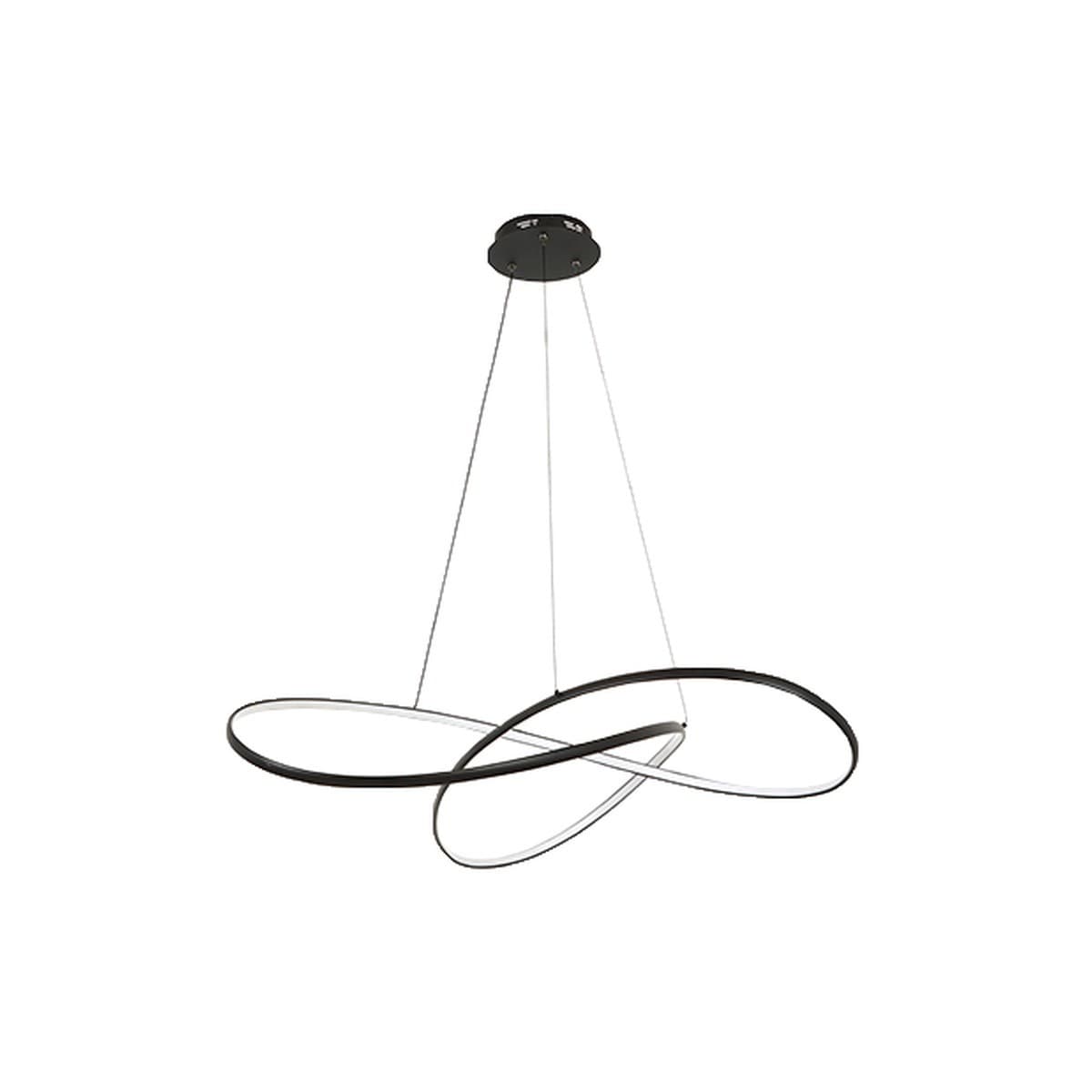 Orbit LED Colour-Shifting Medium Pendant in Black