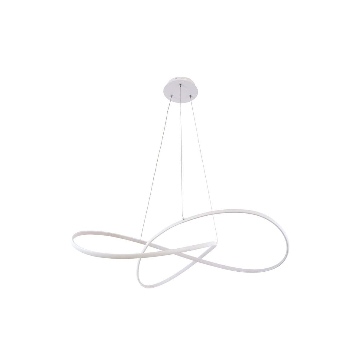 Orbit LED Colour-Shifting Medium Pendant in White