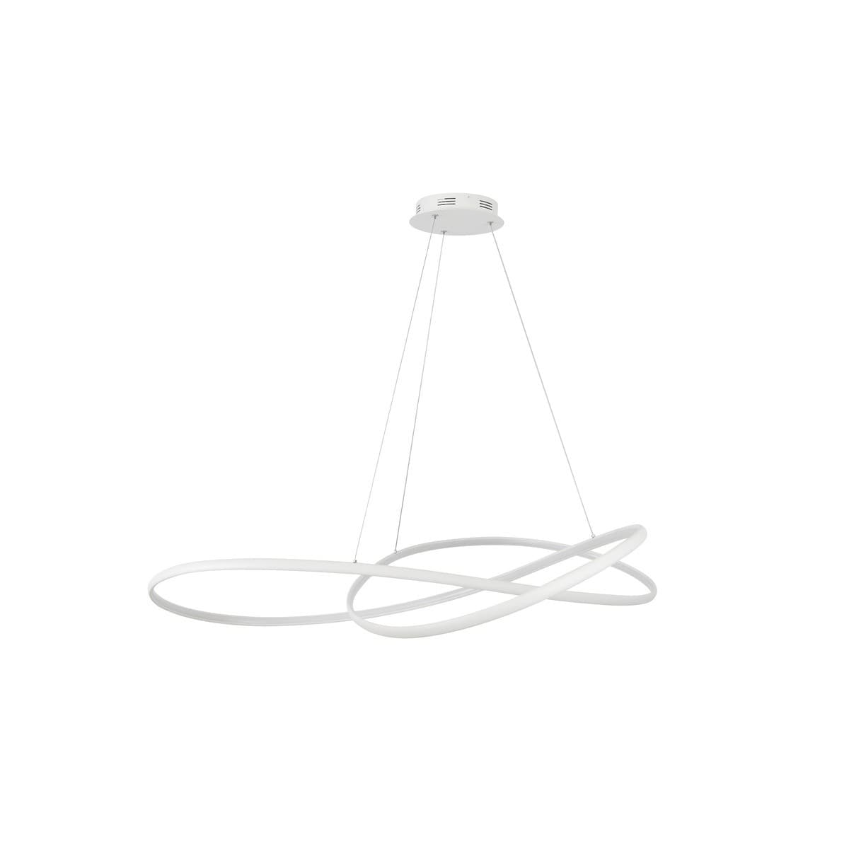 Orbit LED Colour-Shifting Large Pendant in White