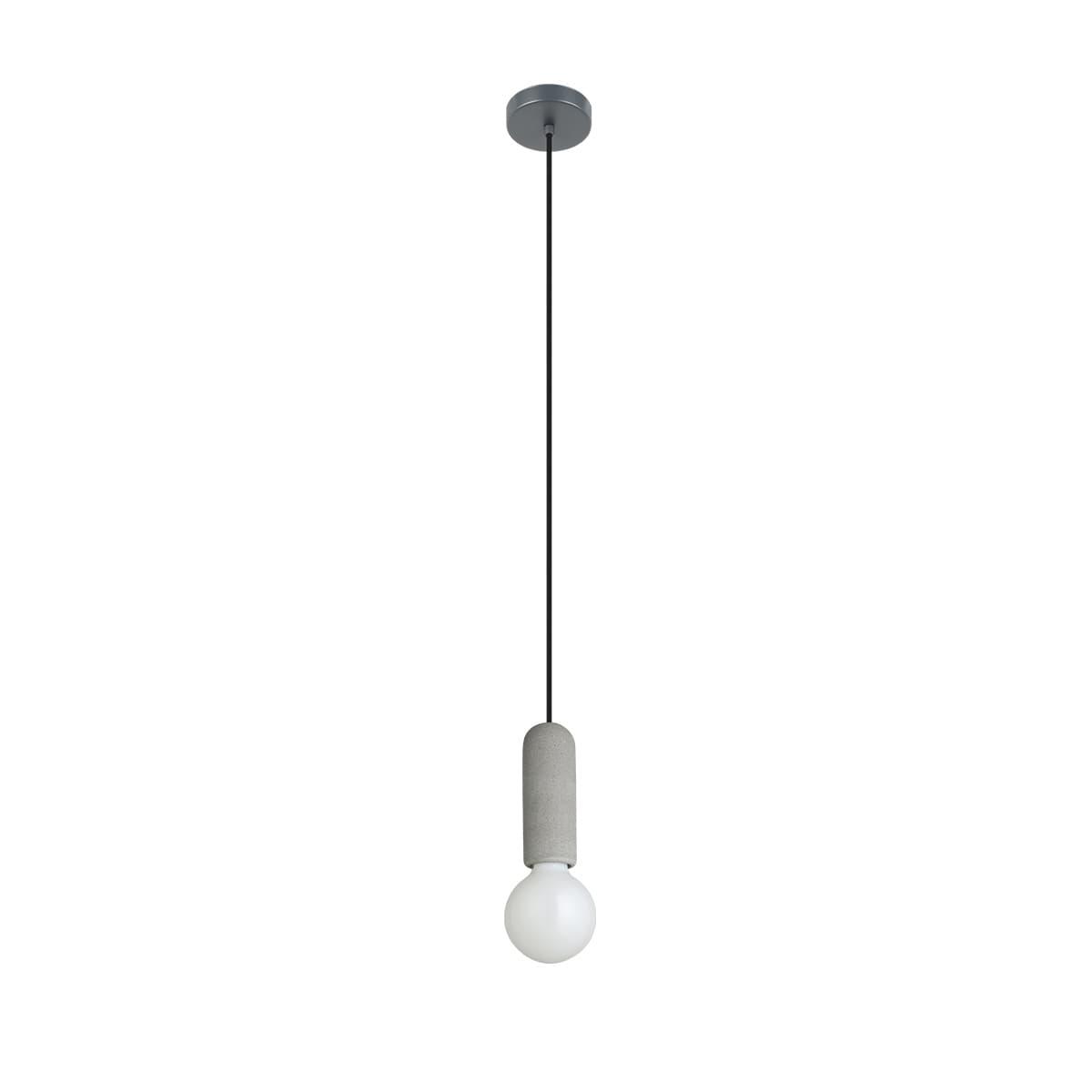 Tetra 1 Light Pendant in Concrete-img-1